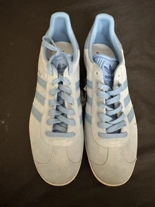 Adidas Gazelle Zapatillas Informales Azul Claro Blanco UNC IG4987 Para Hombre Tallas 11.5 Nuevas - Imagen 1 de 5