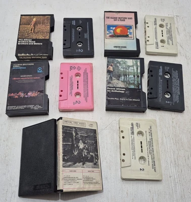 Lot of 4 The Allman Brothers Band Cassette Tapes Plastic Slip Sleeve Case Duane - Image 1 of 4