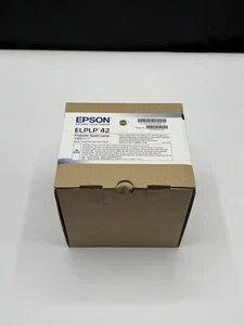 NEW Genuine Epson PowerLite ELPLP42 Replacement Lamp V13H010L42 ELPLP 42 - Picture 1 of 4