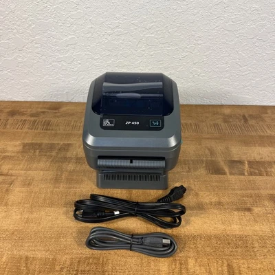 Zebra Direct Thermal Label Printer Model ZP450 - Image 1 of 4