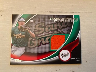 2014 Topps Pro Debut - Debut Duds Brandon Nimmo #DD-BN (MEM, RC) METS , Rookie - Image 1 of 3