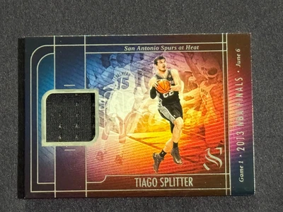 2024-25 SILHOUETTE TIAGO SPLITTER 2013 NBA FINALS MATERIALS #FM-TGS - Image 1 of 2