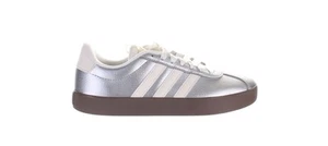 Adidas Womens Vl Court 3.0 Silver Fashion Sneaker Size 6 (7833006) - Imagen 1 de 4