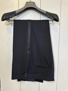 Tom Ford Tuxedo Black Pants 52 Reg - Picture 1 of 5