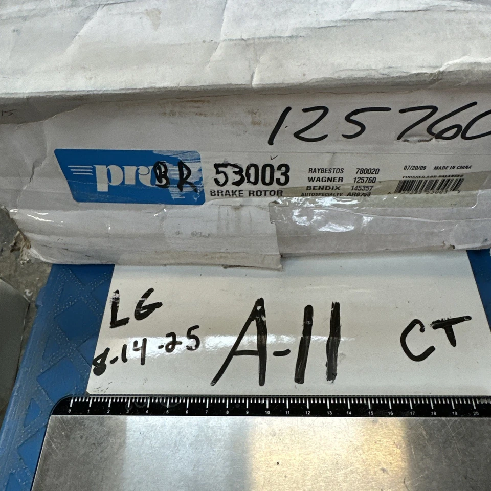 Pro Disc Brake Rotor Pronto BR53003 - Image 1 of 1