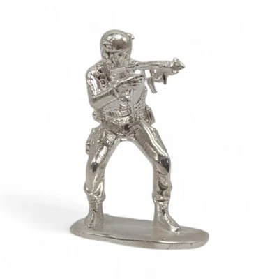 Figura bullion de hombre del ejército de plata 16 g .999 soldado táctico de 1,5" | envío rápido Foto 1 de 4