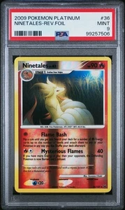 Ninetales Reverse Holo PSA 9 Platinum 2009 Pokemon #036/127 MINT - Picture 1 of 2
