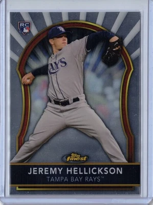 2011 Finest Jeremy Hellickson #74 RC Rookie Rays Diamondbacks Phillies Nationals - Image 1 of 2