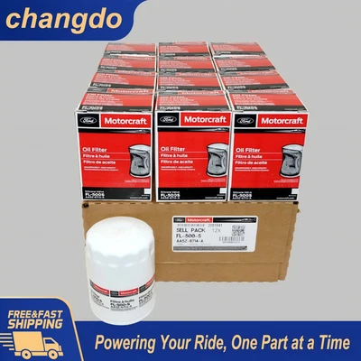 12 NEW Motorcraft FL500SB12 Engine Oil Filter FL500S CASE FAST FREE SHIPPING US - Image 1 of 4
