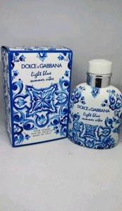 Dolce & Gabbana Light Blue Summer Vibes Pour Homme Eau de Toilette 125ml Spray - Picture 1 of 4