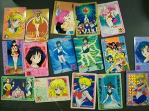 Japanese Sailor Moon TOEI 70 Trading Cards 10 Booster Packs Bandai HK Made Japan - Picture 1 of 7