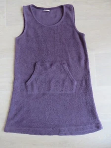 Mädchen Kleid flauschiges Fleece Gewebe ohne Arme 100% Öko-Baumwolle GR:122-128 - Bild 1 von 3