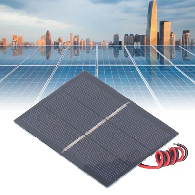 Sourcing Map 5Stk Solarzellen 2V 50mA - Polykristalline Runde Panels 75mm Für DIY Projekte