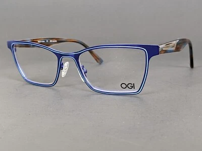 Monturas de gafas OGI Evolution 4313 1872 Japón: azul y marrón Demi / 53-18-145 Foto 1 de 4