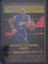 2002-03 Topps Finest Gold Refractor #61 Derrick Coleman No 3 of 25