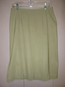 ALLEN SCHWARTZ A-LINE SKIRT - COLOR: KHAKI -SIZE: 12 - FREE SHIPPING - Picture 1 of 9