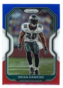 2020 Panini Prizm Prizms Red White and Blue #176 Brian Dawkins
