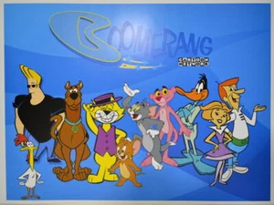 BOOMERANG TOONS PRINT Top Cat Johnny Bravo Pink Panther Dodgers Cartoon Network - Picture 1 of 1