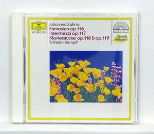 WILHELM KEMPFF - BRAHMS fantasy, intermezzi, klavierstucke DGG CD NM - Picture 1 of 2