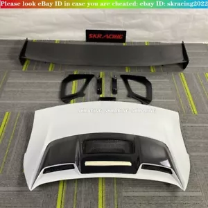 PARA PORSCHE 911 991 CARRERA 2012-2019 MEDIA FIBRA DE CARBONO ALERÓN TRASERO - Imagen 1 de 9
