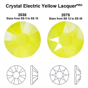 Superior PRIMERO 2038 & 2078 Flat Backs Hot Fix Crystals * New Colors * HotFix - Picture 1 of 29