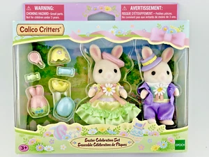 Sylvanian Families Calico Critters Flora Rabbit Easter Celebration Set CC2061 - Picture 1 of 8