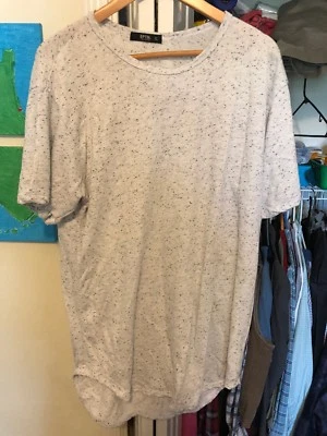 EPTM oreo white black modern shirt long xl - Image 1 of 4