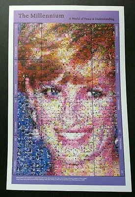 Gambia Face Of Millennium Princess 1999 Flor Flora Planta (Hoja) MNH Foto 1 de 4