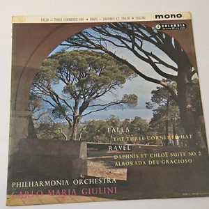 Falla Ravel Giulini Philharmonia – Columbia 33CX 1694 Mono UK 1960 LP - Picture 1 of 7