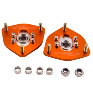 Pair Camber plates For Nissan S13 Silva 89-93 180SX 89-98 Sileighty 200SX 89-94 - Picture 1 of 10