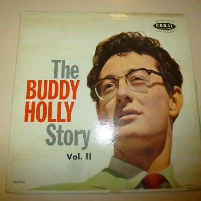 ROCKABILLY 33 RPM LP RECORD - BUDDY HOLLY STORY, VOL. II - CORAL 57326 - MONO Foto 1 de 4