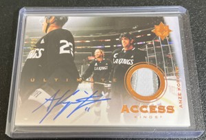 2020-21 Ultimate Collection BRONZE ACCESS Patch Auto Kings ANZE KOPITAR 11/25!