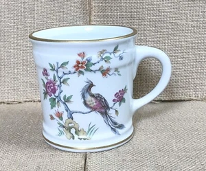 Taza de café con rama floral faisán taza verdadera porcelana de Francia Cottagecore - Imagen 1 de 7