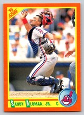 1990 Score Rookie & Traded #18T Sandy Alomar, Jr.