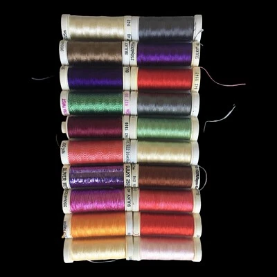 20 spools sulky 30 embroidery thread Germany assorted colors - Image 1 of 4