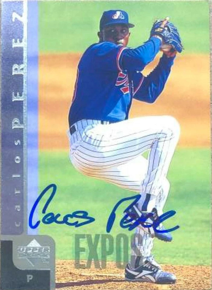 Carlos Perez Autographed 1998 Upper Deck #156 - Image 1 of 1