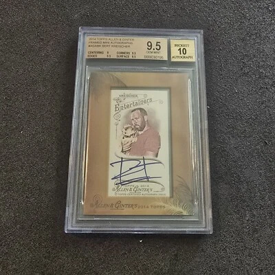 2014 Bert Kreischer Topps Allen And Ginter BGS Authentic Autograph Rookie - Image 1 of 4