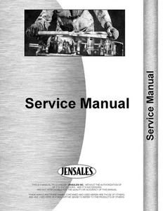Manual de servicio de tractor Massey Harris 55 55 k Western Special y Riceland - Imagen 1 de 1