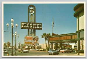 Frontier Hotel Siegfried & Roy Marquee Las Vegas Nevada Continental PC - Foto 1 di 2