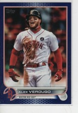 2022 Topps Series 2 Royal Blue Alex Verdugo #356 Boston Red Sox