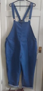 Toxik3 blaue Latzhose Denim Stretch Taschen verstellbare Träger Größe 3X - Bild 1 von 6