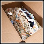 1000+ WORLD STAMPS ALL OFF PAPER From huge HOARD BOX Collection FREE SHIPPING!!!