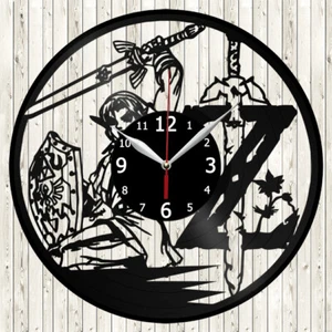 Zelda Vinyl Record Wall Clock Decor Handmade 6019 - Picture 1 of 12