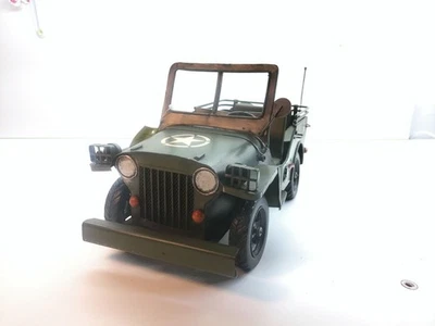 Modellauto- Militär Jepp, Oldtimer Auto 29cm aus Blech, Ohne OVP#1279 - Bild 1 von 4