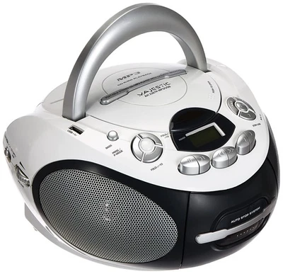 AH 2387R MP3 USB Tragbare Boombox mit CD/MP3-Player USB-Eingang Kassettenreko... - Bild 1 von 4