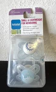 New MAM Start Collection Pacifier 2 Pack- Small & Lightweight for Newborns - Bild 1 von 2