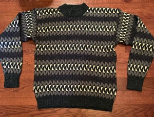 Vintage McGregor lila grün Acryl Nylon Pullover Herren Größe Large L - Bild 1 von 12