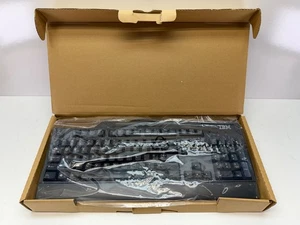 IBM KB-0225 PS/2 Retro Vintage PC Computer Keyboard XP Era Black NOT LENOVO - Picture 1 of 3