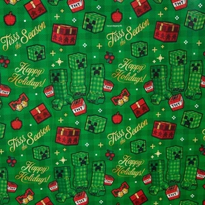 ~ Minecraft Christmas Wrapping Paper ~Creeper ~ TNT ~ - Picture 1 of 1