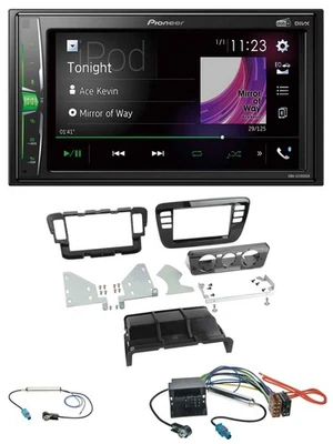 Pioneer 2DIN MP3 DAB USB Bluetooth Autoradio für Seat Mii Skoda CitiGo 11-16 pia - Bild 1 von 4